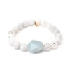 Fertility Baby Maker Bracelet | Moonstone + Aquamarine