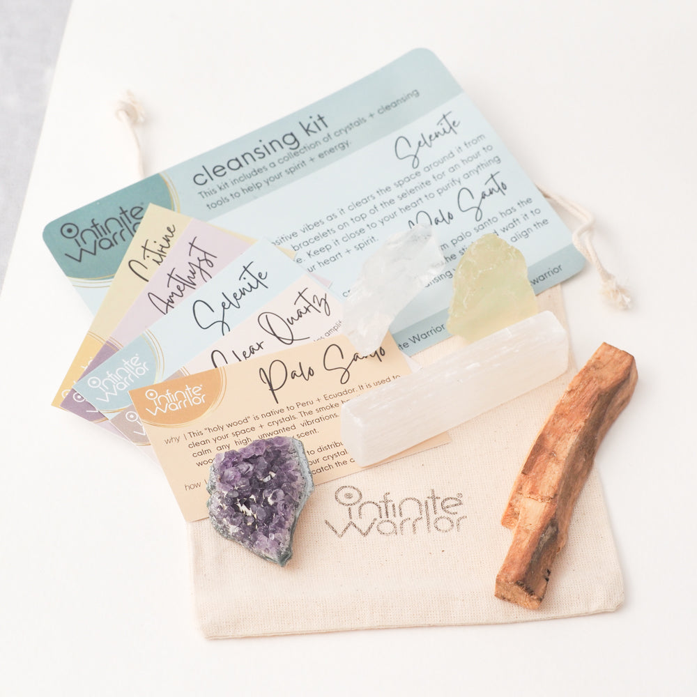 Crystal Starter Kit | How to Use it for Smudging + Cleansing