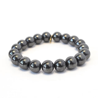 Hematite Bracelet | 10mm Gunmetal