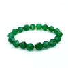 Jungle Green Agate Bracelet + Sterling Silver Ring
