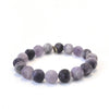 Matte Frost Amethyst Bracelet