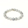 Moonstone Bracelet + Tahitian Pearl
