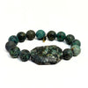 12mm Turquoise Bracelet + Turquoise Center Stone | One-of-a-Kind