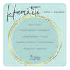 Hematite Crystal Bracelet | Platinum + Gold Ring