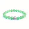 Jade Crystal Bracelet | Faceted + Platinum Hematite