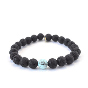 9 PCS Lava Rock Bead Bracelets For Men & Women - Natural Stone Stress Relief Bracelets - View #8