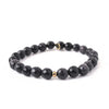 Goldstone Crystal Bracelet | Navy + Sparkle Bead