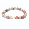 Mystic Peach Quartz Bracelet | Natural Pearl