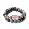 Jasper Bracelet Stack | Rose Quartz