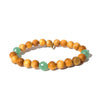 Sandalwood & Jade Bracelet | Libra Collection