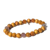 Sandalwood & Madagascar Rose Quartz Bracelet | Libra Bracelet