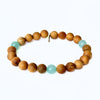 Jade Crystal Bracelet | Sandalwood Essential Oil Diffuser | Triangle Collection