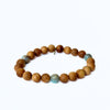 Jasper Crystal Bracelet | Sandalwood Essential Oil Diffuser | Triangle Collection