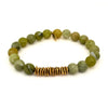 Sheen Green Jade Bracelet |  Brass Row