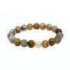 Mexican Crazy Lace Agate + Freshwater Pearl
