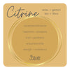 Citrine Crystal Bracelet | Honey + Gold Rings Crystal Bracelet