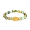 Dubai Aquamarine Bracelet with Citrine Center Stone
