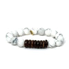 Howlite with Coconut Bracelet