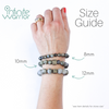 Howlite Bracelet | Matte + Faceted Pyrite