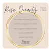 Rose Quartz Crystal Bracelet | Silver Hex Nut