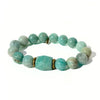 12mm Russian Amazonite Bracelet | Goodbye Anxiety + Negative Mindset