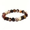 Zebra Jasper with Bronze Rings | One-of-a-Kind