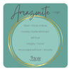Amazonite Crystal Bracelet | Matte + Golden Druzy