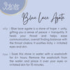 Blue Lace Agate Crystal | Allergies + Itchy Watery Eyes