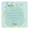 Jade Crystal Bracelet | Citron + Gold
